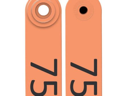 Allflex Global Sheep & Goat Numbered Tags 51-75 Orange 1 Count by Allflex Hot on Sale