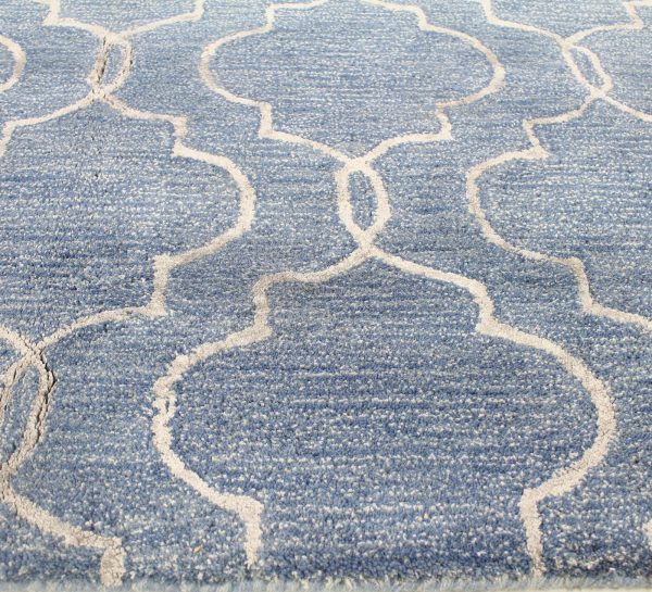 Bashian Greenwich R129-HG266 Denim Area Rug Hot on Sale