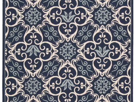 Nourison Caribbean CRB02 Navy Area Rug Fashion