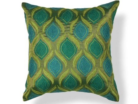 KAS Pillow L107 Teal Green Tribeca Online Hot Sale