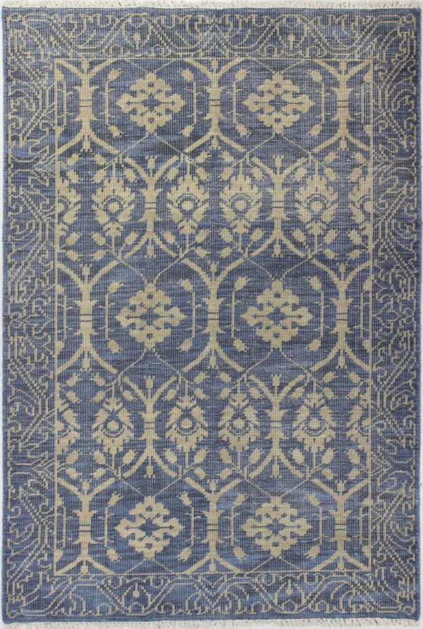 Bashian Artifact A154-AR103 Azure Area Rug For Discount