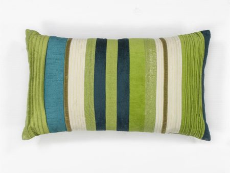 KAS Pillow L169 Teal Green Stripes Supply