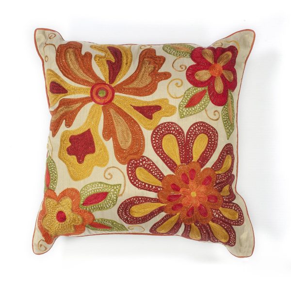 KAS Pillow L123 Ivory Red Sea Flora Supply