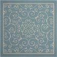 Nourison Home and Garden RS019 Light Blue Area Rug For Discount