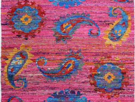 Bashian Boho B124-FWCH3 Fuchsia Area Rug Online