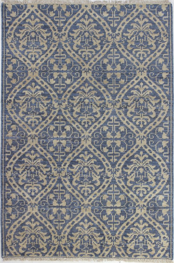 Bashian Artifact A154-AR107 Azure Area Rug For Discount