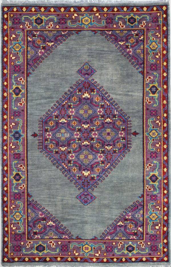 Bashian Artifact A154-AR102 Grey Area Rug Online