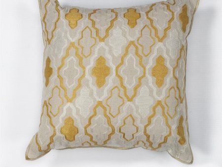 KAS Pillow L132 Ivory Yellow Groove Sale