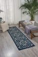 Nourison Caribbean CRB02 Navy Area Rug Fashion