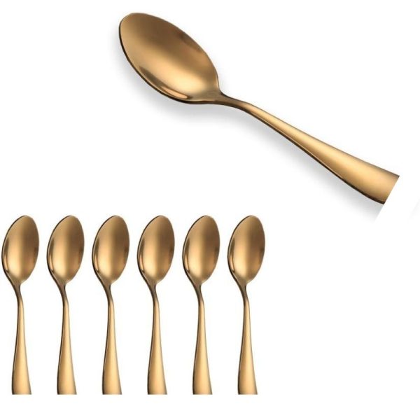 Gold Tea Spoon 6 PCs Supply