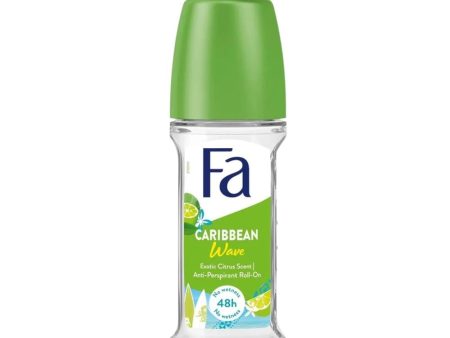 Fa Caribbean Wave Deodorant 50ml Hot on Sale