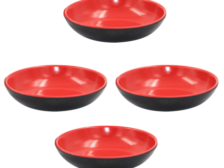 4PCS Melamine Round Sauce Dishes Supply