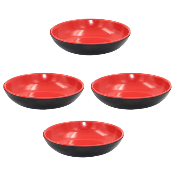 4PCS Melamine Round Sauce Dishes Supply