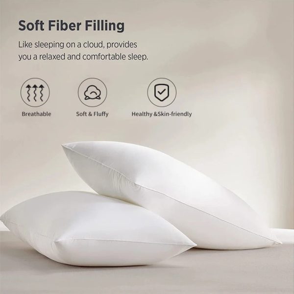 Virgin Fiber Bedding Pillow 18 x 27 inch Online Hot Sale