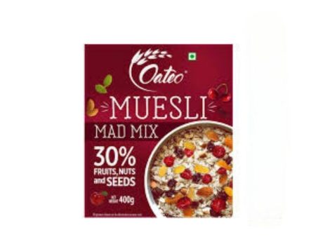 Oateo Oats Muesli Mad Mix 400g Bag-in-Box Online Sale