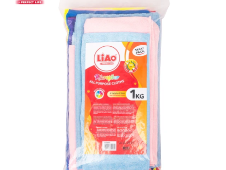 LIAO Multipurpose Microfiber Cloths 12PCS Online Sale